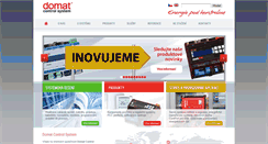 Desktop Screenshot of domat-int.com